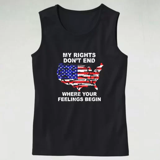 My Rights Dont End Where Your Feelings Begin Army Tank Top 1