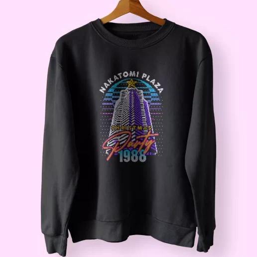 Nakatomi Plaza Christmas Party 1988 Sweatshirt Xmas Outfit 1