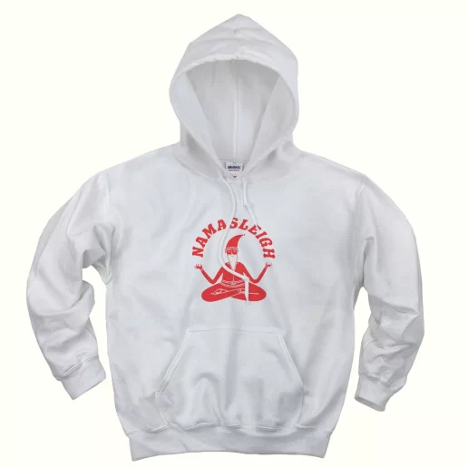 Namasleigh Yoga Santa Ugly Christmas Hoodie 1