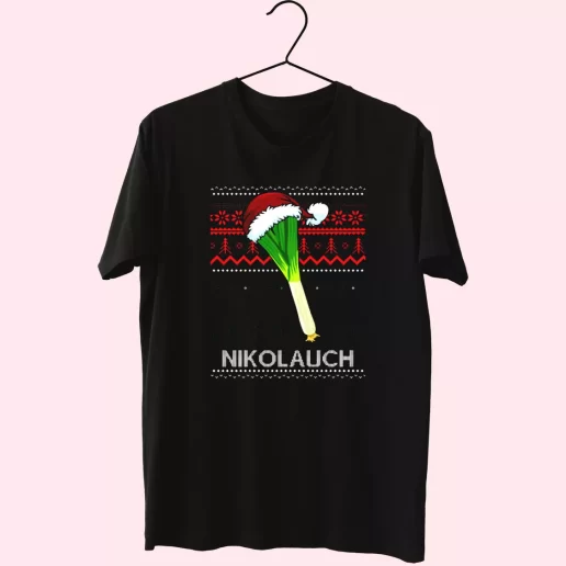 Nikolauch Santa Hat T Shirt Xmas Design 1