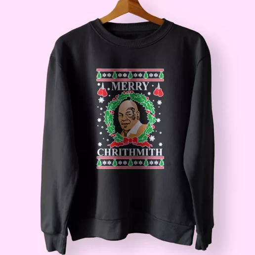 OnCoast Mike Tyson Merry Chrithmith Ugly Christmas Sweatshirt Xmas Outfit 1