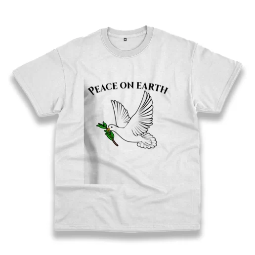 Peace On Earth Casual Earth Day T Shirt 1