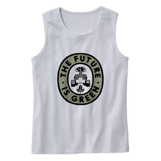 Pixar Day Wall E The Future Is Green Earth Day Tank Top 1