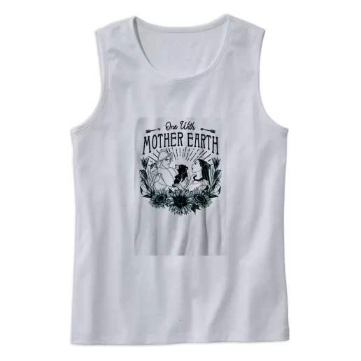 Pocahontas One With Mother Earth Day Tank Top 1