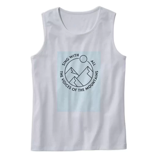 Pocahontas Sing With All The Voices Of The Mountain Earth Day Tank Top 1