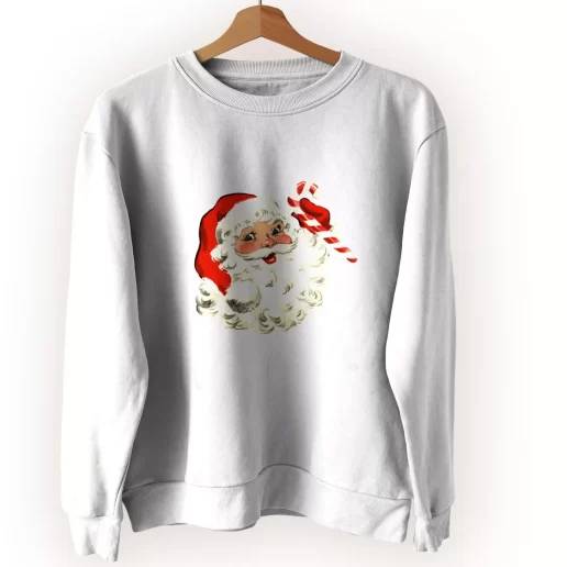 Retro Santa Design Ugly Christmas Sweater 1