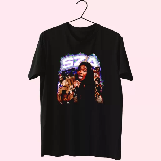 SZA Rapper Icon Butterfly Casual Trendy T Shirt 1