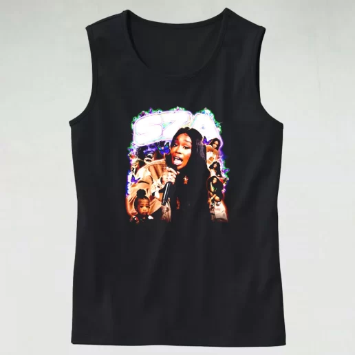 SZA Rapper Icon Butterfly Trendy Tank Top 1