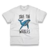 Save The Whales Casual Earth Day T Shirt 1