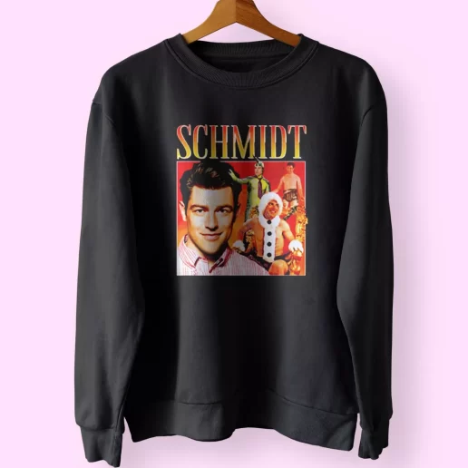 Schmidt Homage TV Icon Sweatshirt Xmas Outfit 1