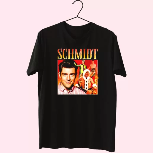 Schmidt Homage TV Icon T Shirt Xmas Design 1