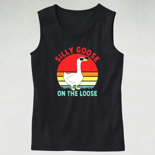 Silly Goose On The Loose Aesthetic Tank top 1