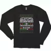 Sleighin or Slayin Serial Killer Documentaries Long Sleeve T Shirt Xmas Gift 1