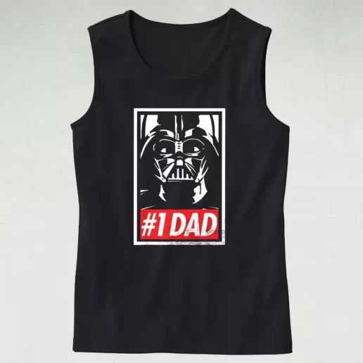 Star Wars Darth Vader Number 1 Dad Propaganda Dad Gym Tank Top 1