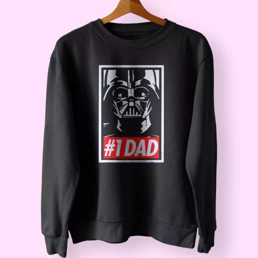 Star Wars Darth Vader Number 1 Dad Propaganda Funny Father Day Sweatshirt 1