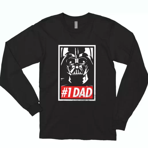 Star Wars Darth Vader Number 1 Dad Propaganda Long Sleeve T Shirt Gift 1