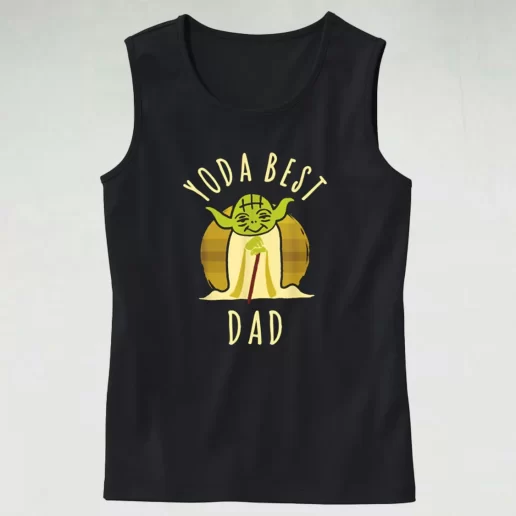 Star Wars Yoda Best Dad Dad Gym Tank Top 1