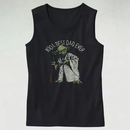 Star Wars Yoda Best Dad Ever Dad Gym Tank Top 1