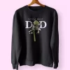 Star Wars Yoda Lightsaber Best Dad Funny Father Day Sweatshirt 1