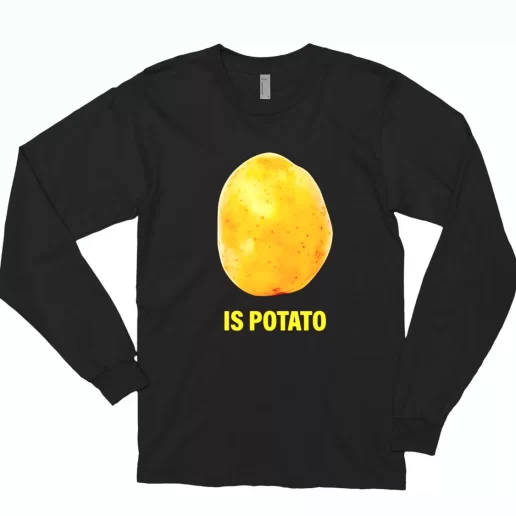 Stephen Colbert is potato Casual Long Sleeve T Shirt 1