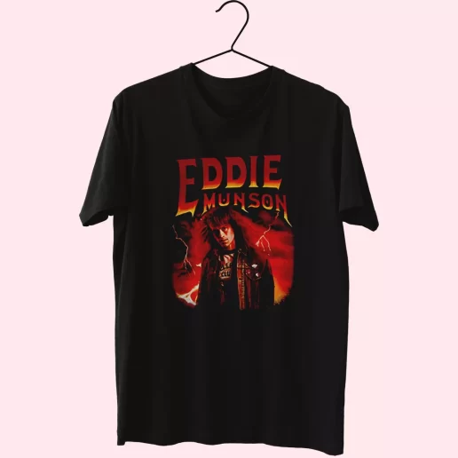 Stranger Things Eddie Munson HellFire Club Casual Trendy T Shirt 1