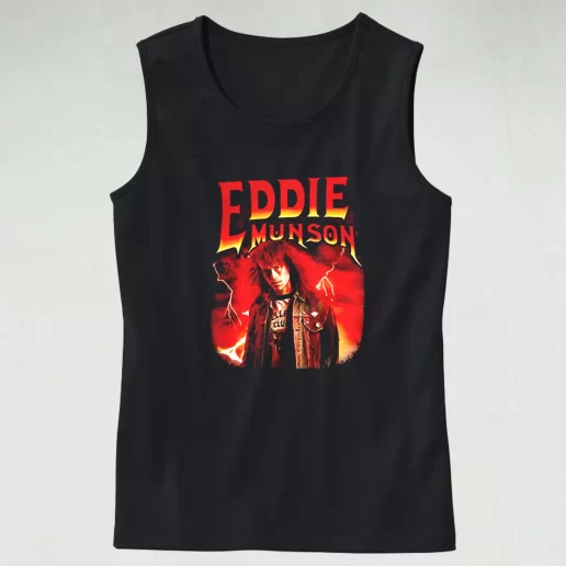 Stranger Things Eddie Munson HellFire Club Trendy Tank Top 1