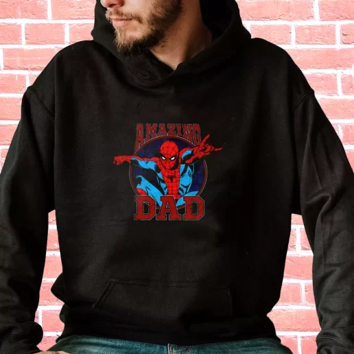 Streetwear Hoodie Amazing Dad Spiderman Style Gifts For Dad Father Day 1