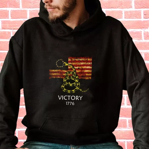 Streetwear Hoodie Betsy Ross Flag American Victory 1776 Veterans Day Gifts 1