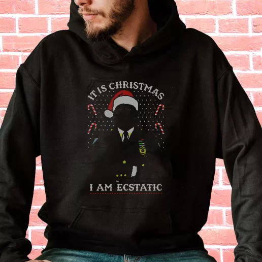 Streetwear Hoodie Christmas Captain Raymond Holt I Am Ecstatic Cool Xmas Gifts 1