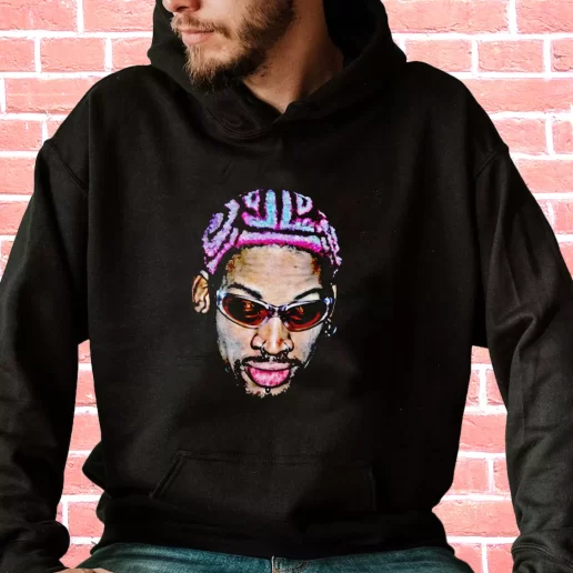 Streetwear Hoodie Dennis Rodman Rapper New Hair 1