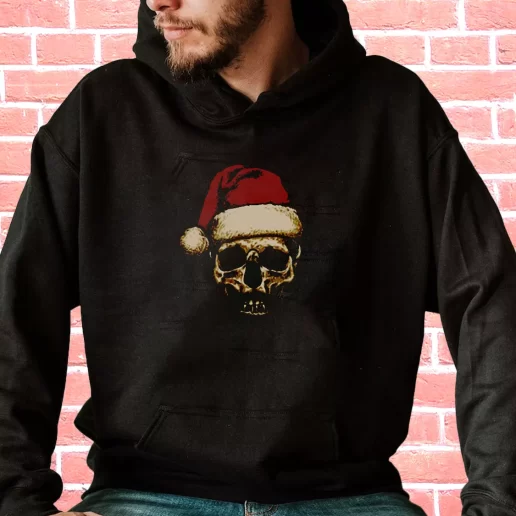 Streetwear Hoodie Father Christmas Santa Skull Cool Xmas Gifts 1