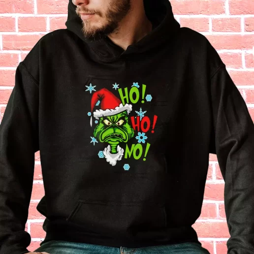 Streetwear Hoodie Grinch mashup santa ho ho ho Cool Xmas Gifts 1