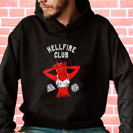 Streetwear Hoodie Hellfire Club Devil Stranger Things 1