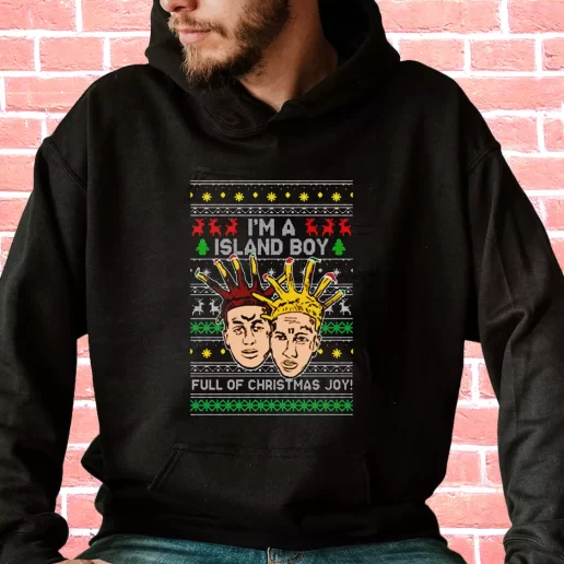 Streetwear Hoodie Im An Island Boy Christmas Joy Cool Xmas Gifts 1