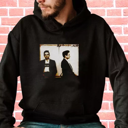 Streetwear Hoodie Johnny Cash Mugshot 1