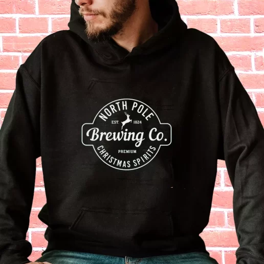 Streetwear Hoodie North Pole Brewing Co Christmas Spirits Cool Xmas Gifts 1