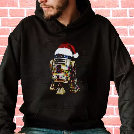 Streetwear Hoodie R2D2 Christmas Lights Cool Xmas Gifts 1