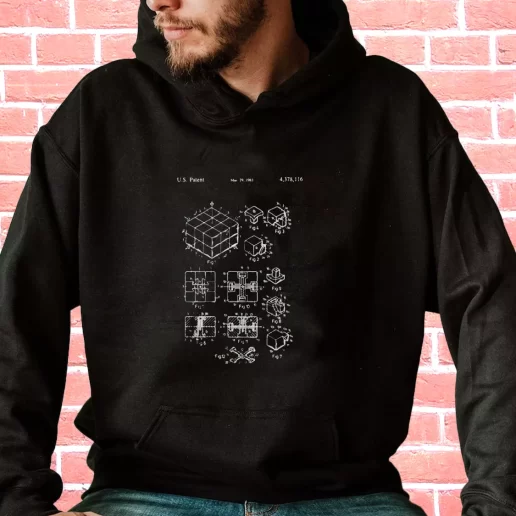 Streetwear Hoodie Rubiks Cube Patent 1