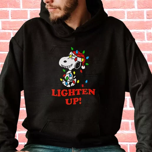 Streetwear Hoodie Snoopy Christmas Lighten Up Cool Xmas Gifts 1