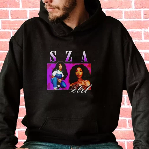 Streetwear Hoodie Sza CTRL Retro Vintage Hip Hop 1