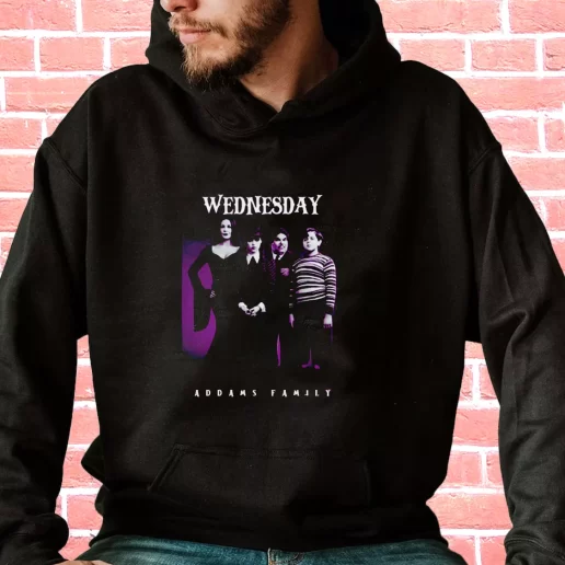 Streetwear Hoodie Wednesday Addams family all cast 1