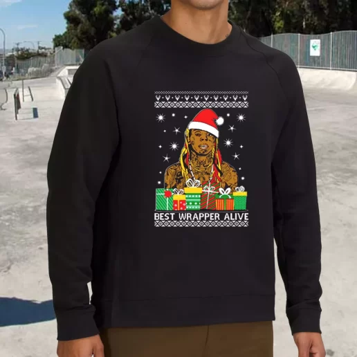 Streetwear Sweatshirt Best Wrapper Alive Xmas Life Sweater 1