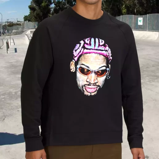 Streetwear Sweatshirt Dennis Rodman Rapper New Hair 1