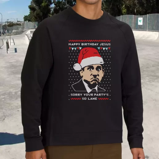 Streetwear Sweatshirt Michael Scott The Office Christmas Xmas Life Sweater 1