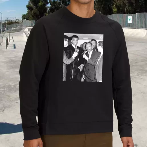 Streetwear Sweatshirt Muhammed Ali Martin Luther King 1