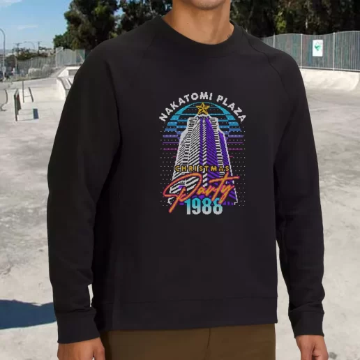 Streetwear Sweatshirt Nakatomi Plaza Christmas Party 1988 Xmas Life Sweater 1