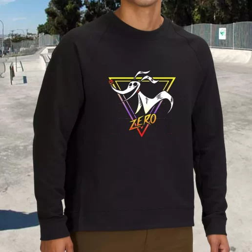 Streetwear Sweatshirt Nightmare Before Christmas Zero Retro 90s Xmas Life Sweater 1