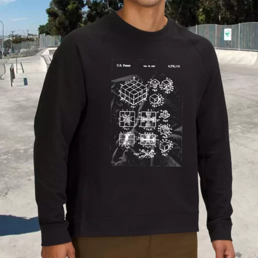 Streetwear Sweatshirt Rubiks Cube Patent 1