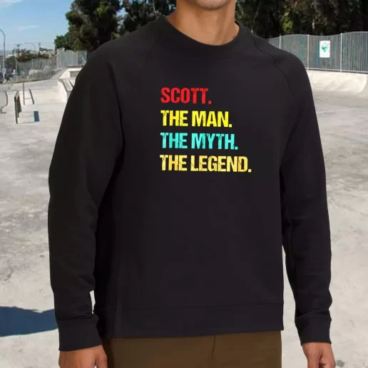 Streetwear Sweatshirt Travis Scott The Man The Myth The Legend 1