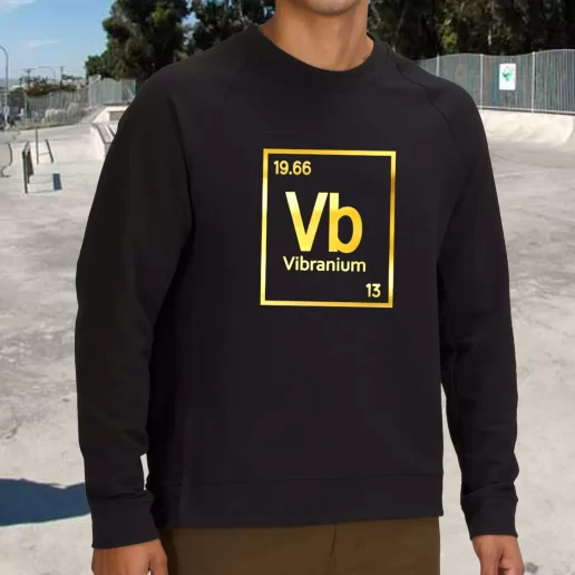 Streetwear Sweatshirt Vibranium Black Panther 1